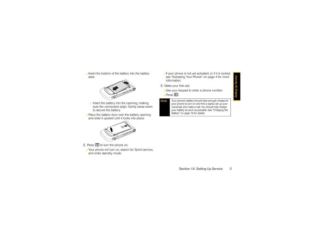 Motorola VE20 manual Battery on page 19 for details 