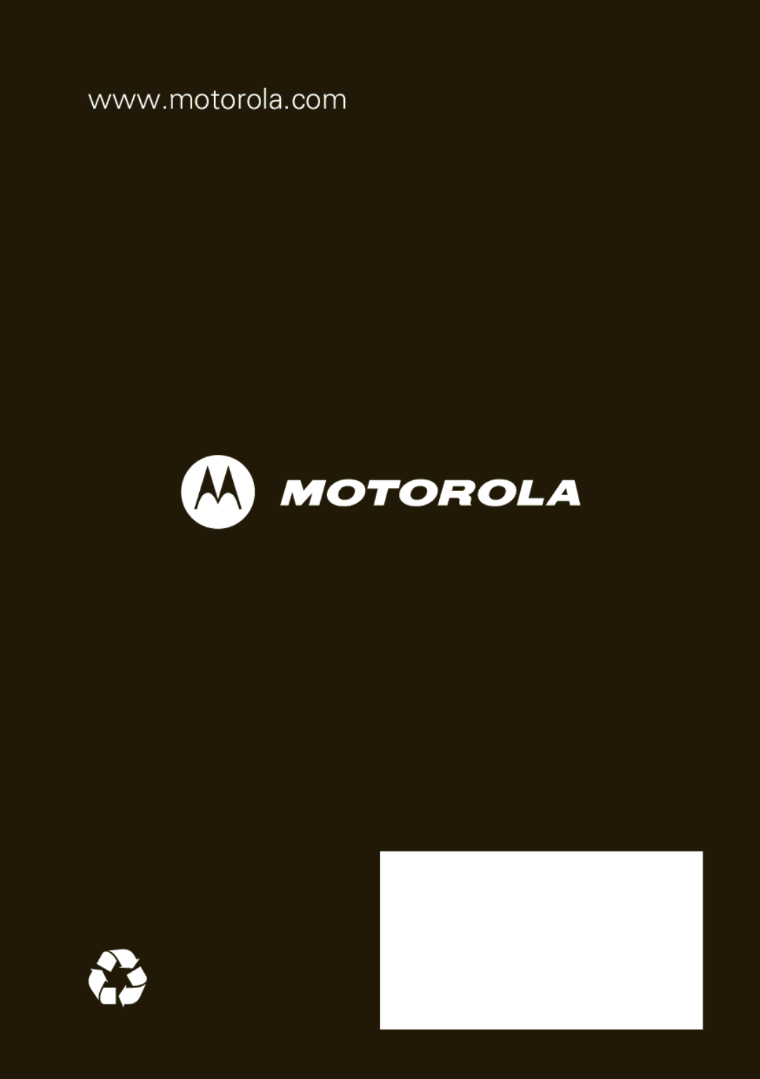 Motorola VE465 manual 