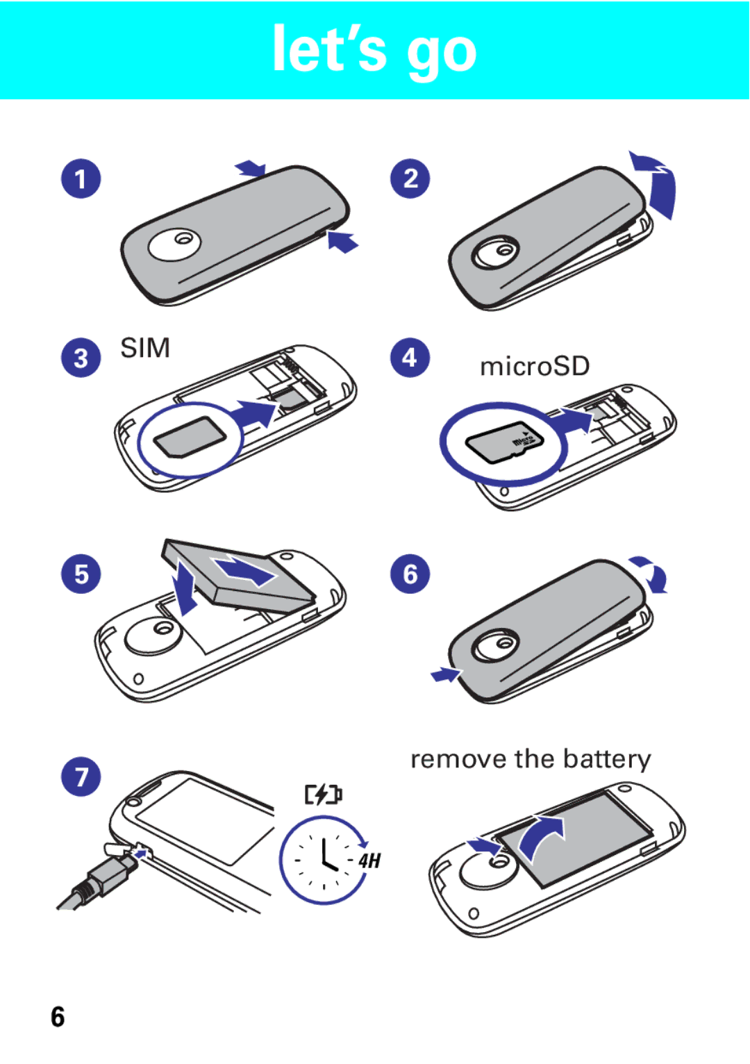 Motorola VE538 manual Let’s go 