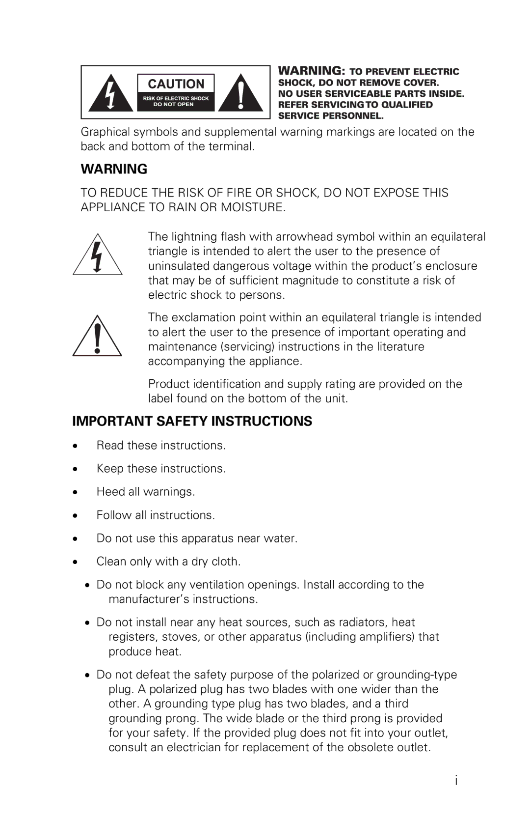 Motorola VIP1200, VIP1216 installation manual Important Safety Instructions 