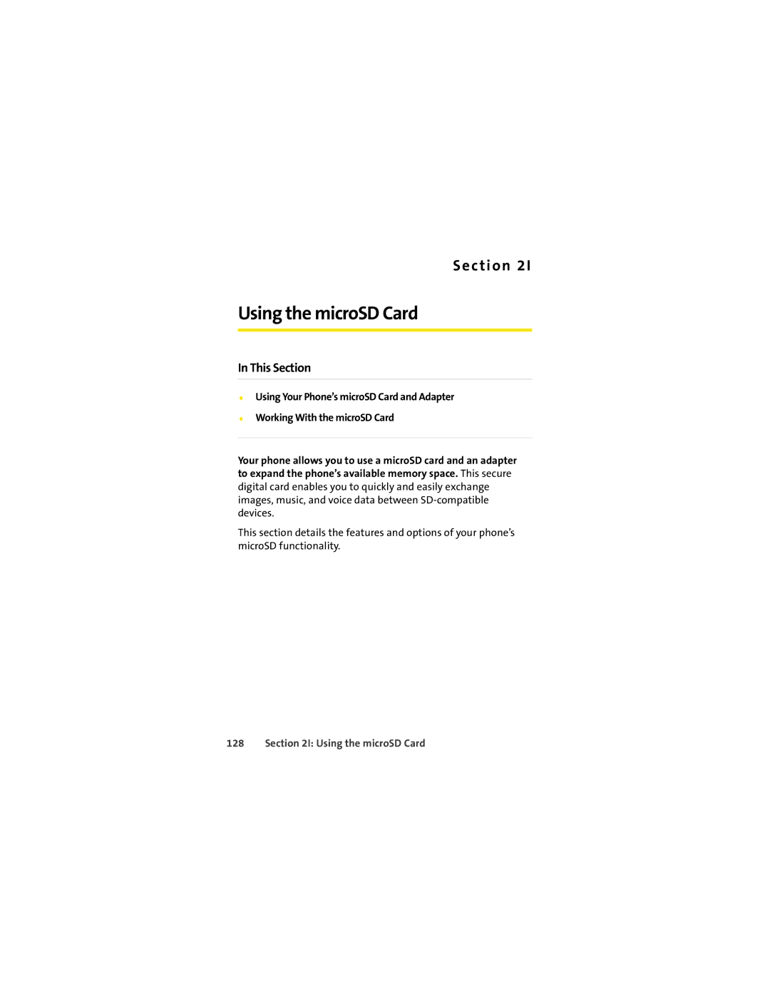 Motorola VM9 manual Using the microSD Card 