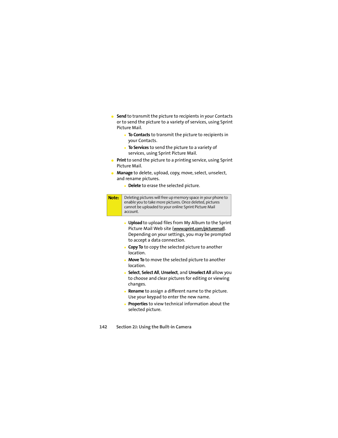 Motorola VM9 manual Using the Built-in Camera 