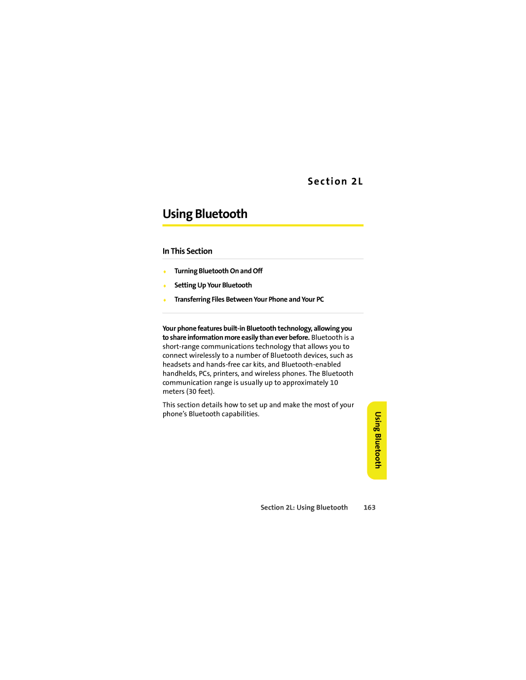 Motorola VM9 manual Using Bluetooth, 163 