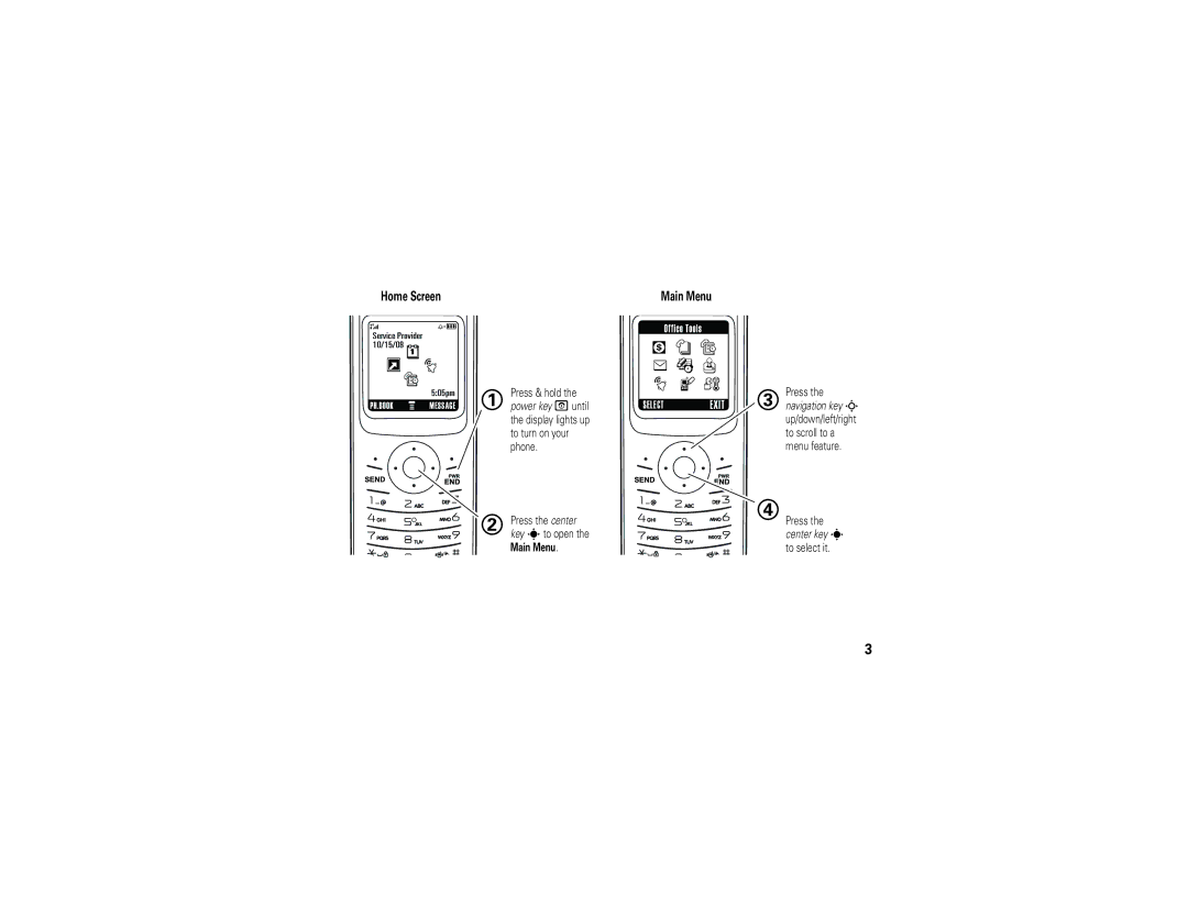 Motorola W175g manual E É Q t l Z, 505pm 