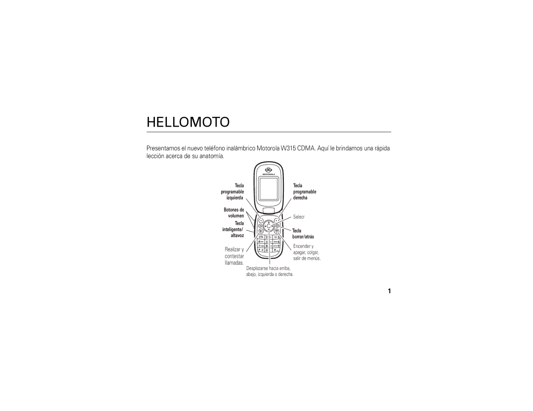 Motorola W315 manual Realizar y 