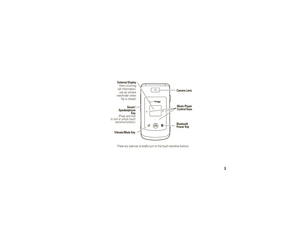 Motorola W755 manual External Display 