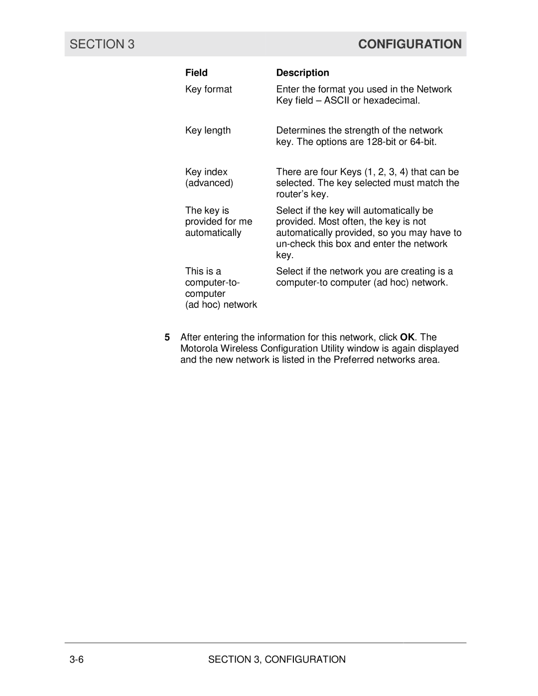 Motorola WN825G manual Configuration 