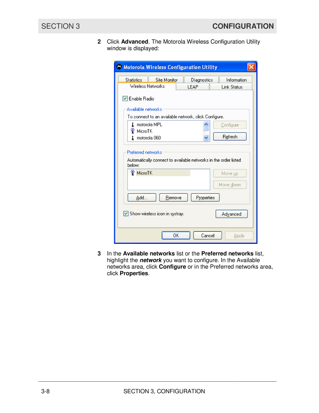 Motorola WN825G manual Configuration 