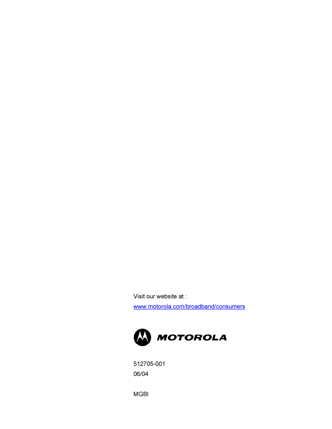 Motorola WPS870G manual Mgbi 