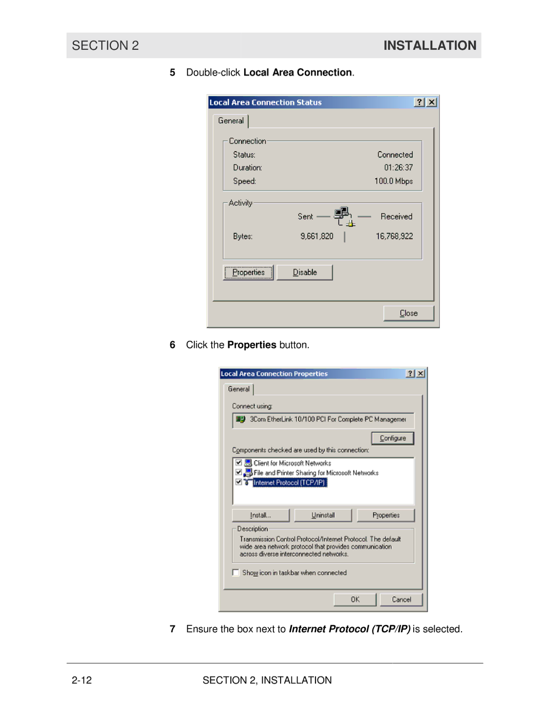 Motorola WR850G manual Double-clickLocal Area Connection 