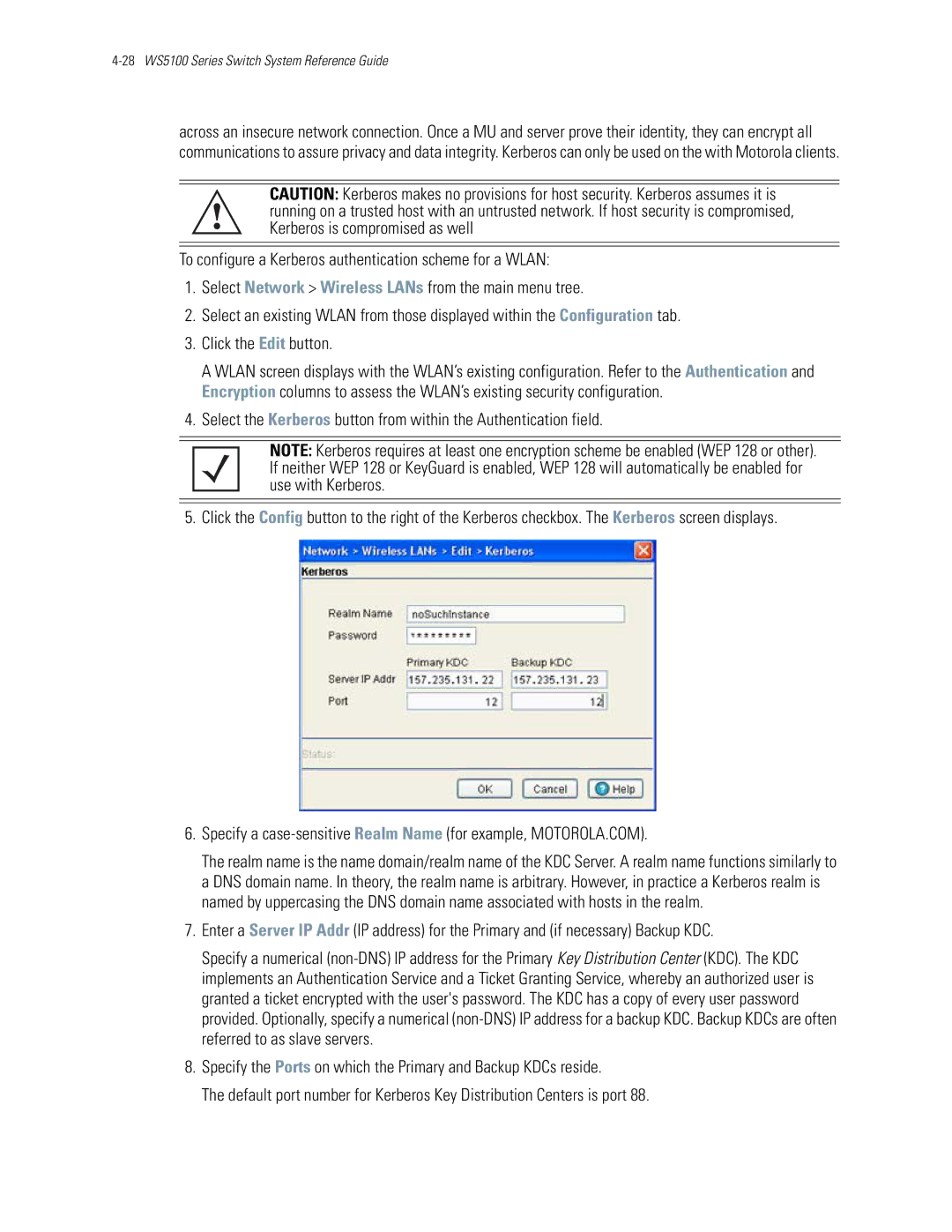 Motorola manual 28WS5100 Series Switch System Reference Guide 