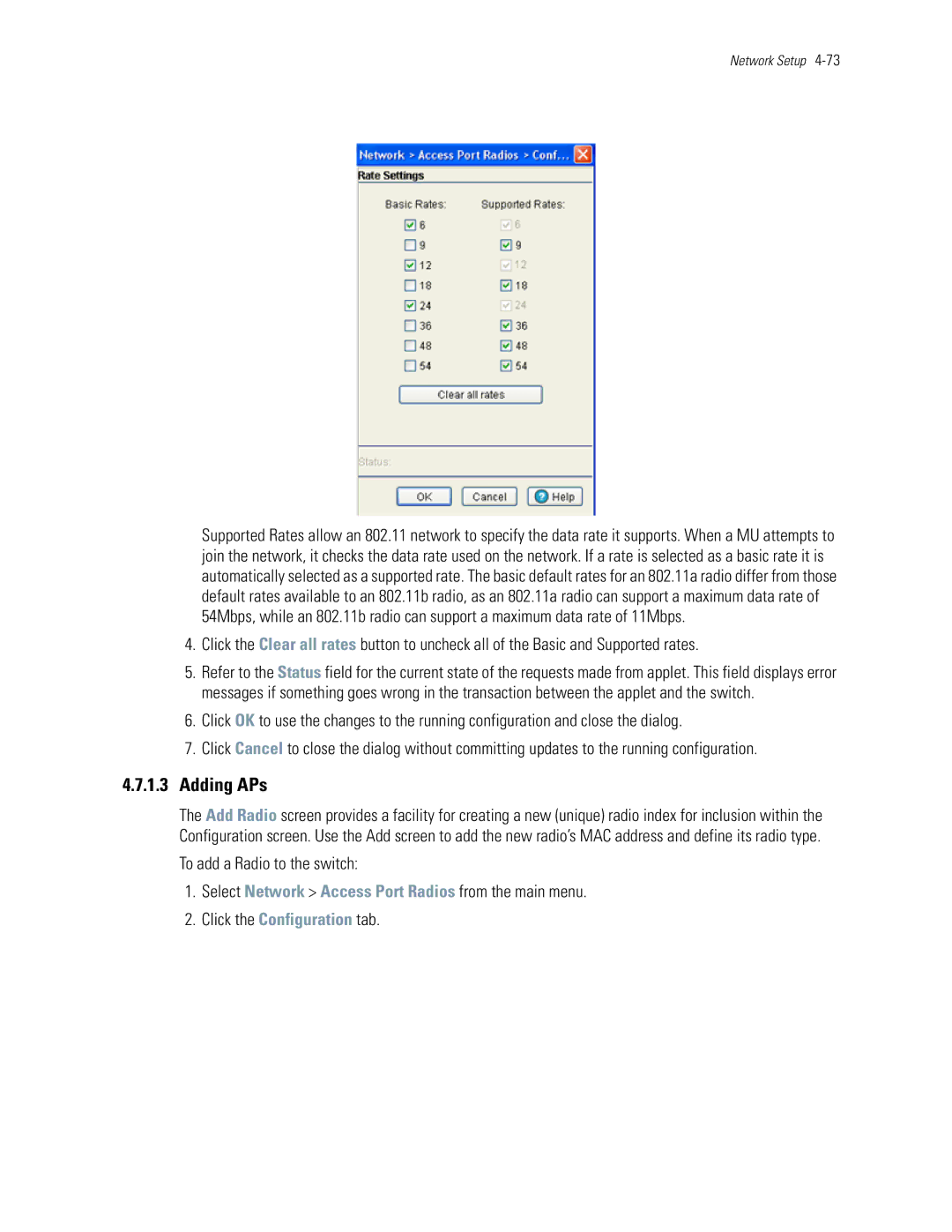 Motorola WS5100 manual Adding APs 