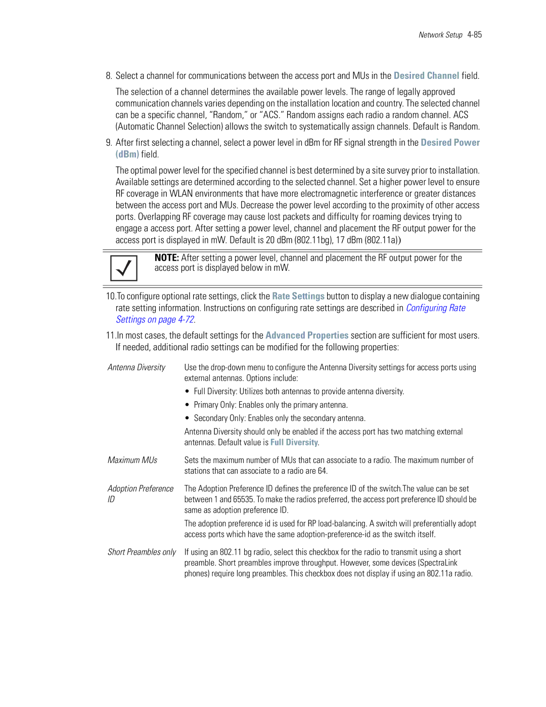 Motorola WS5100 manual Stations that can associate to a radio are 