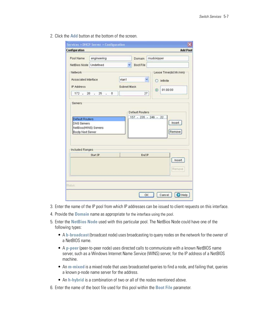 Motorola WS5100 manual Click the Add button at the bottom of the screen 