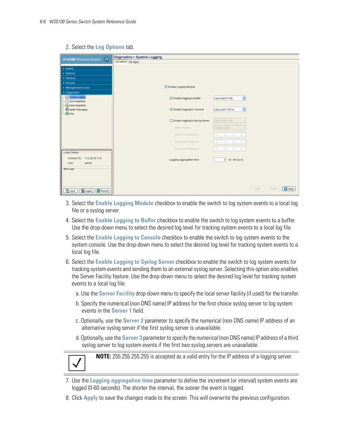 Motorola manual 8WS5100 Series Switch System Reference Guide 