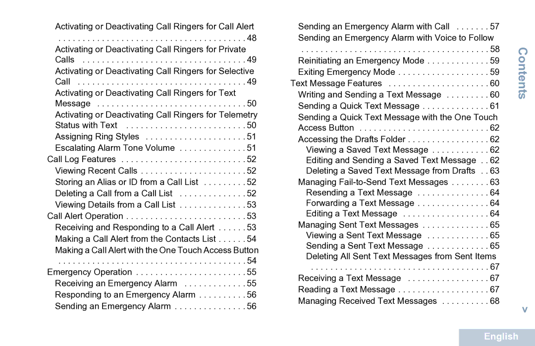 Motorola XPR 7550 manual Activating or Deactivating Call Ringers for Call Alert 