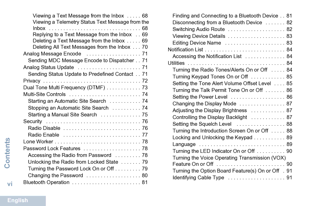 Motorola XPR 7550 manual Accessing the Notification List 