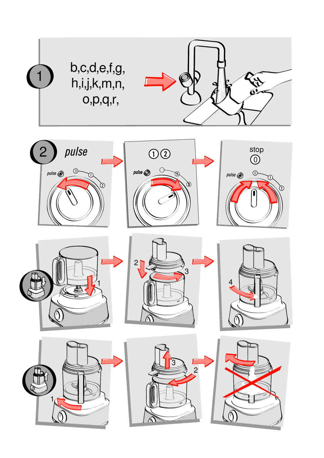 Moulinex 8000 manual D,e,f,g, h,i,j,k,m,n, o,p,q,r 