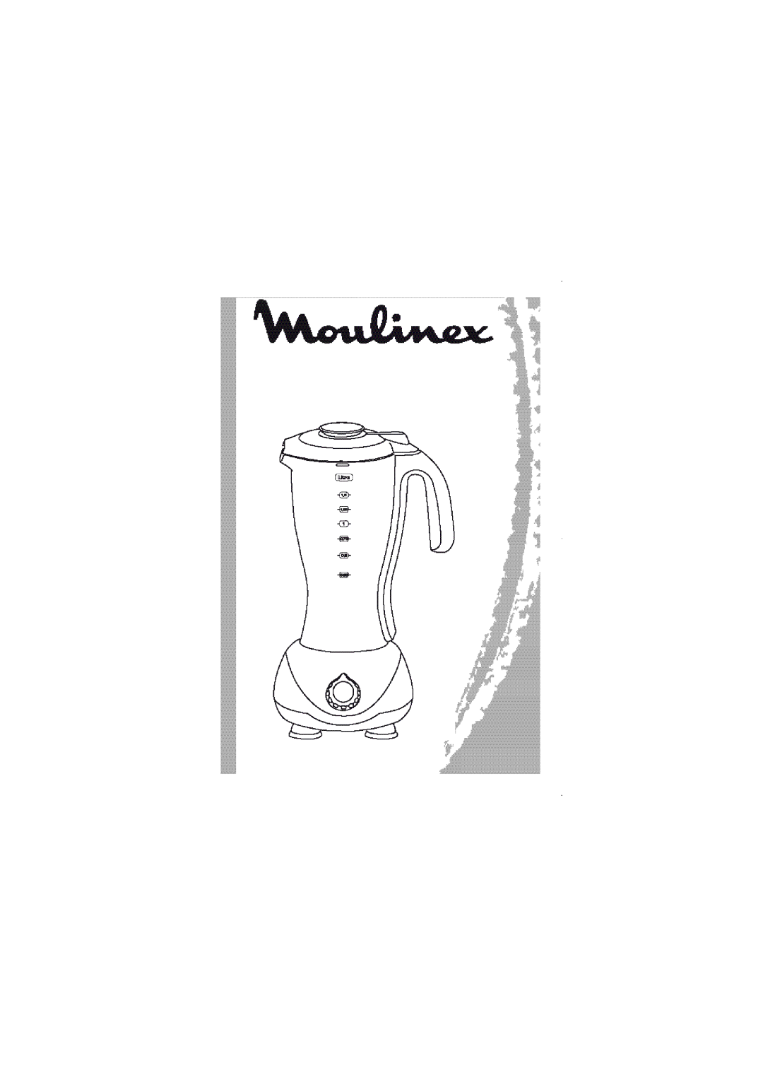 Moulinex Blender Jug manual 
