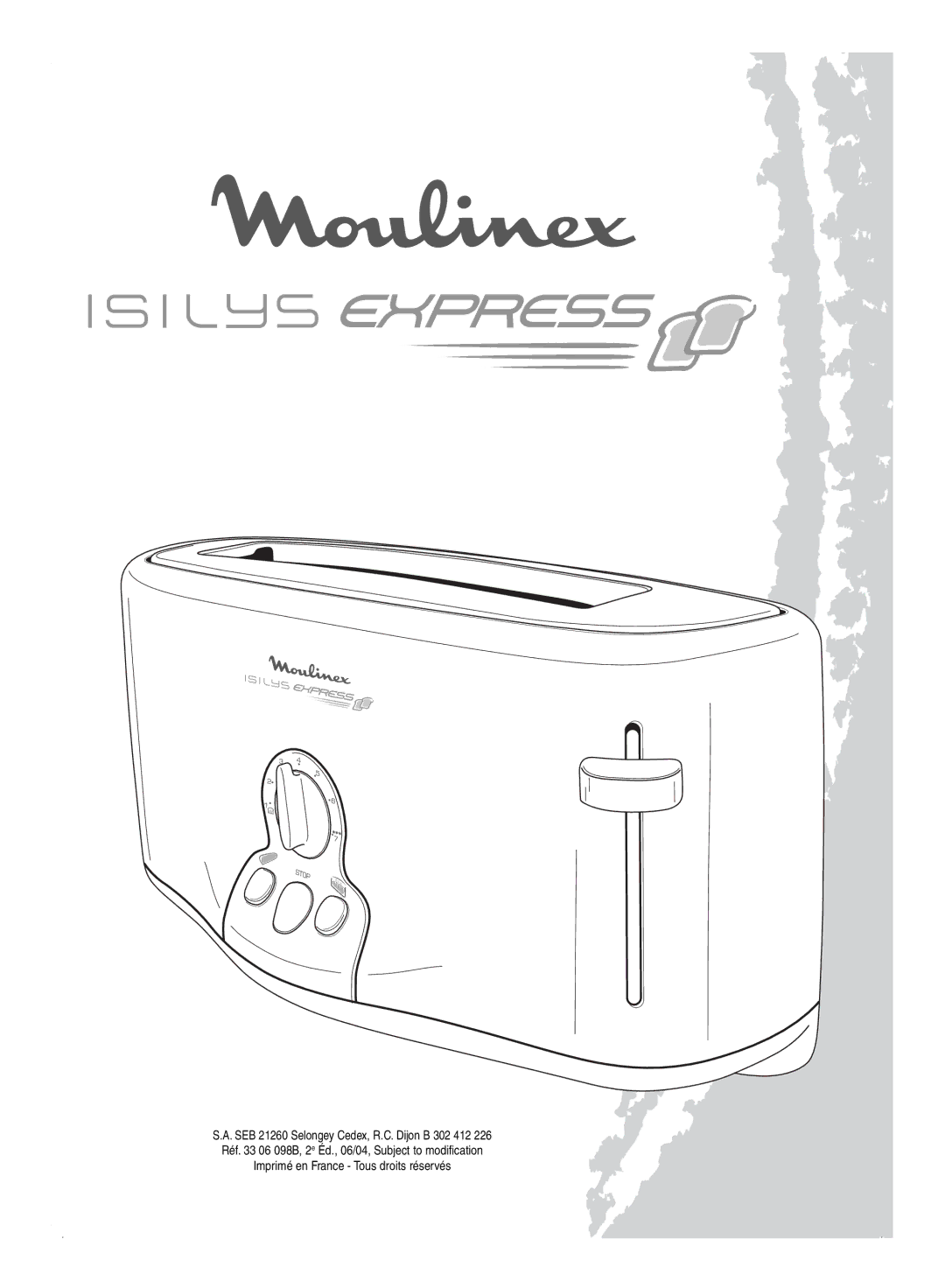 Moulinex Isilys Express manual 