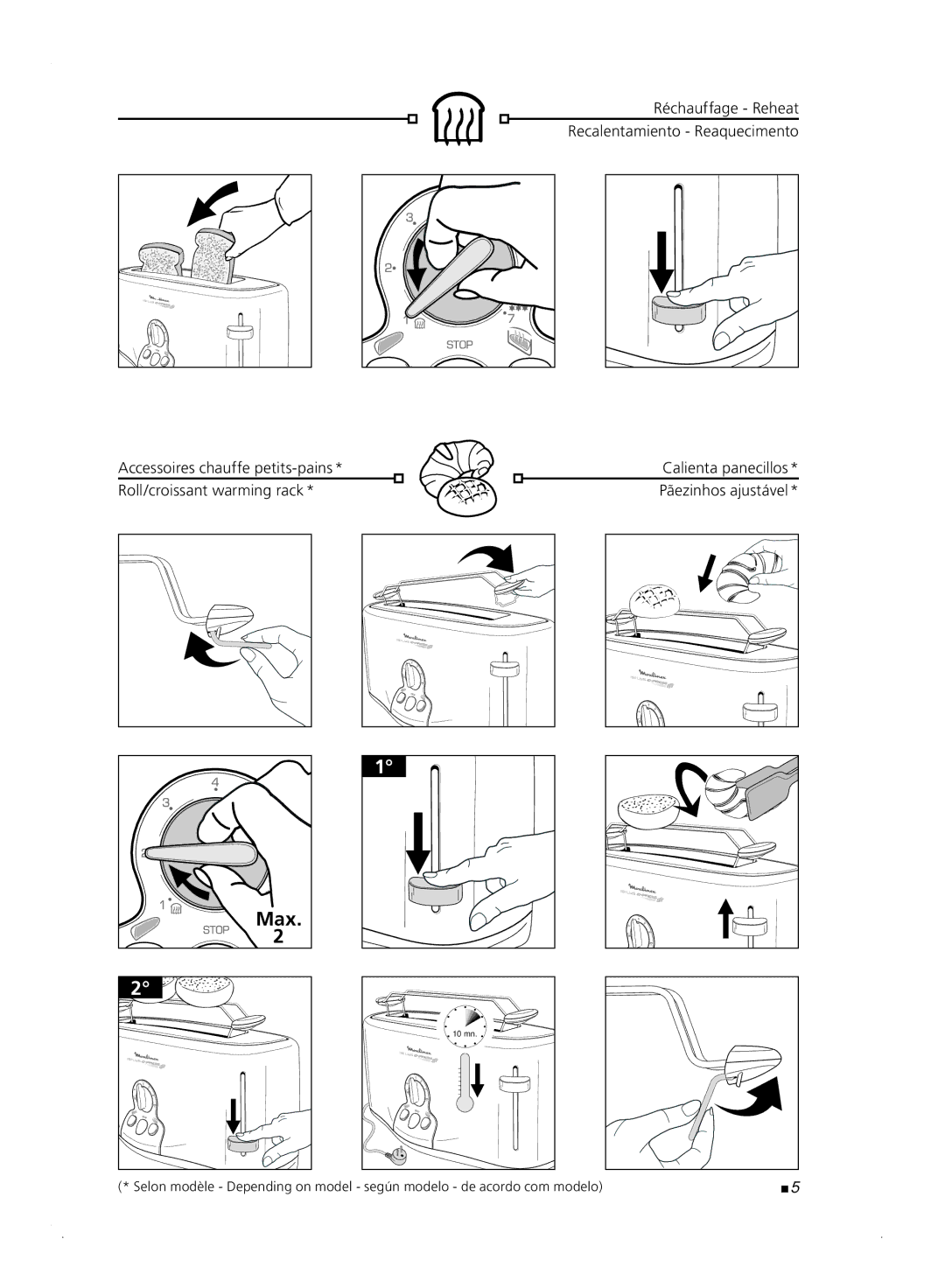 Moulinex Isilys Express manual Max 