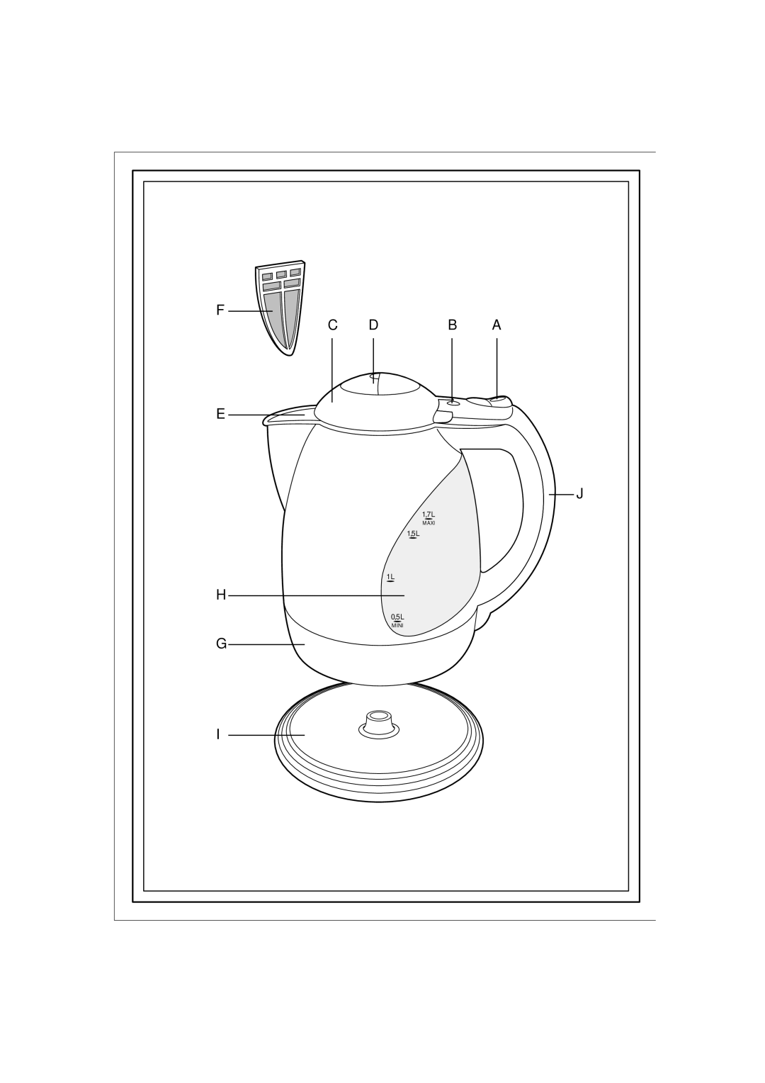 Moulinex Kettle manual Maxi Mini 