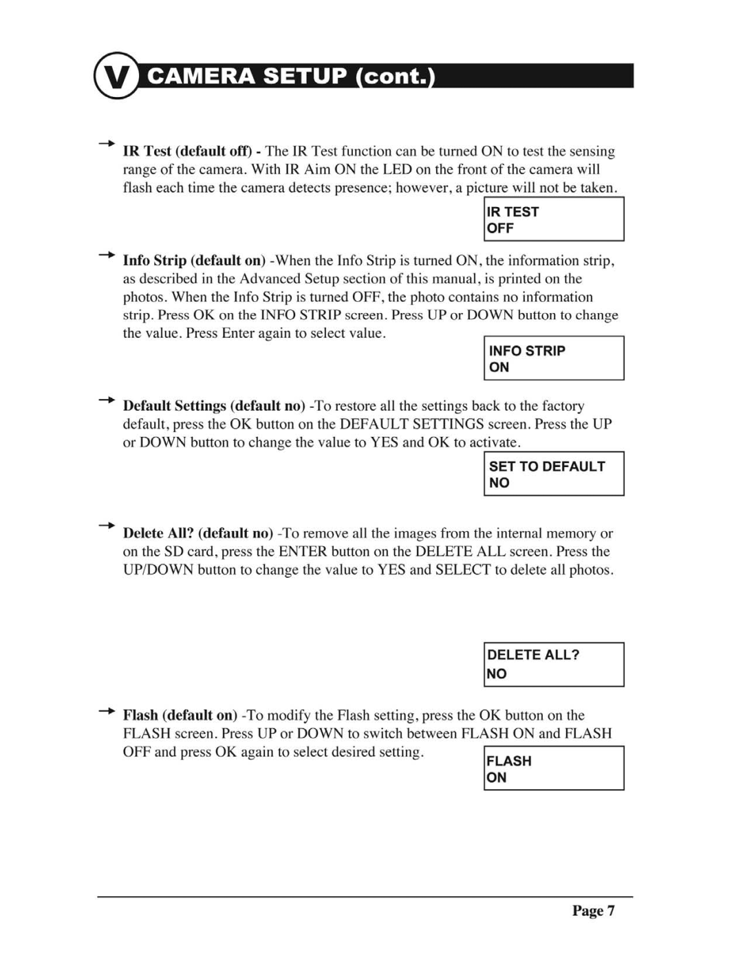 Moultrie I35 manual 