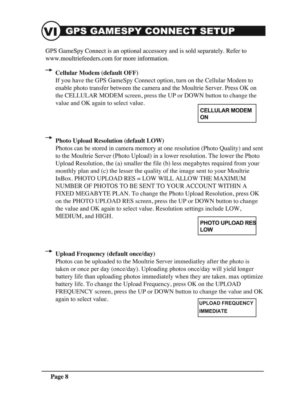 Moultrie I35 manual 