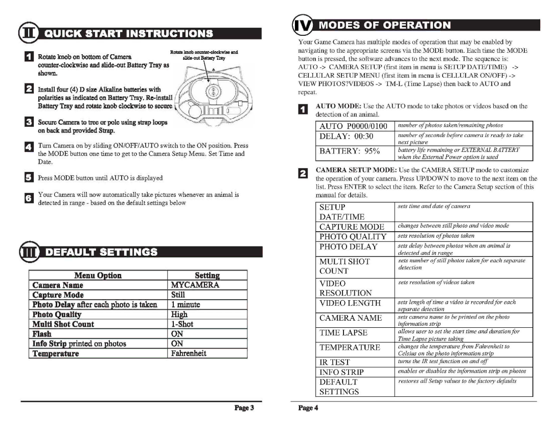 Moultrie I65 manual 