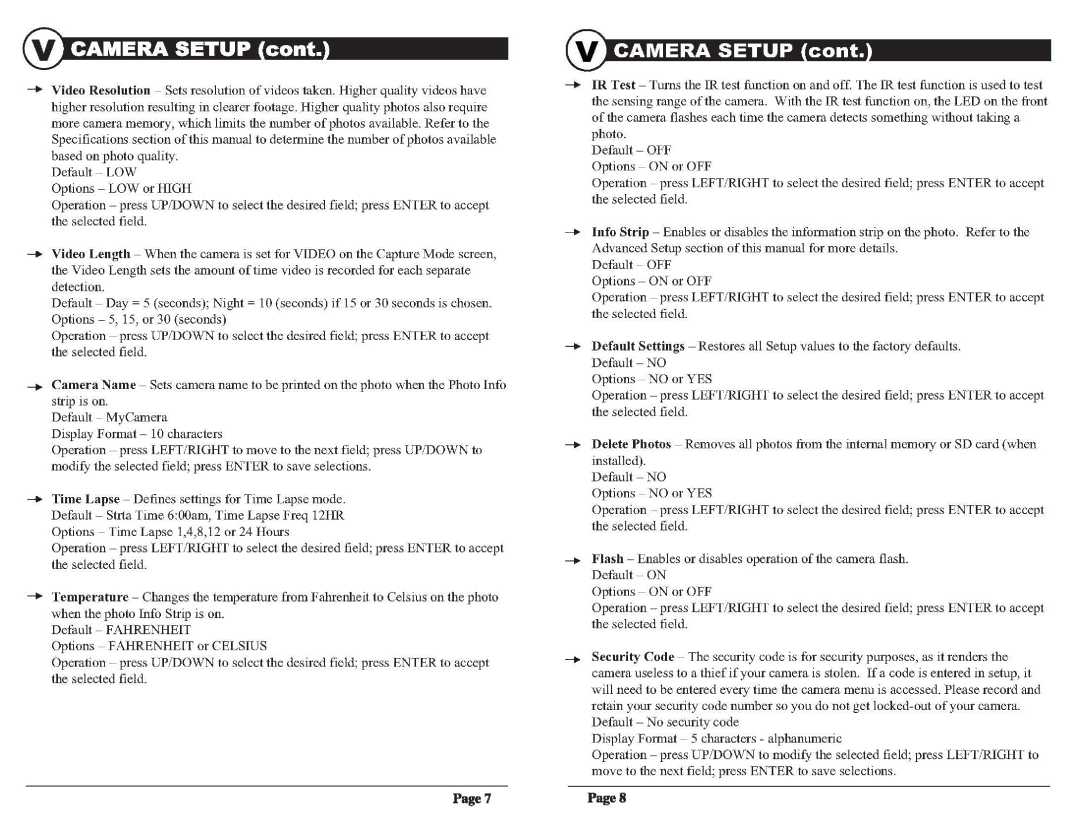 Moultrie I65 manual 