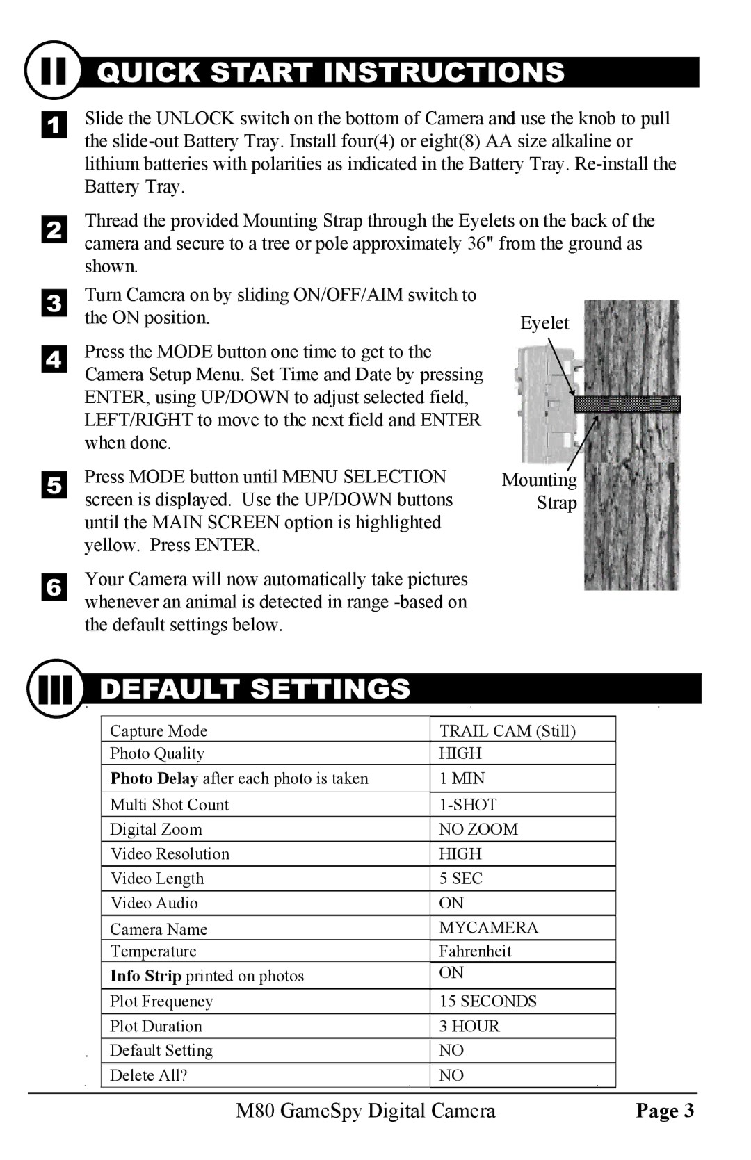 Moultrie M80 warranty High 