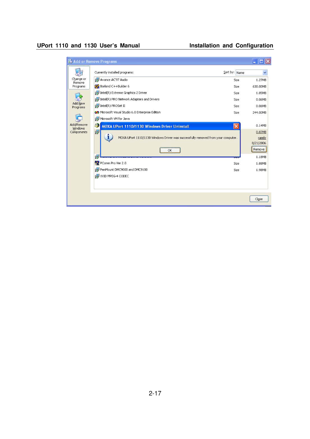 Moxa Technologies 1110 user manual 