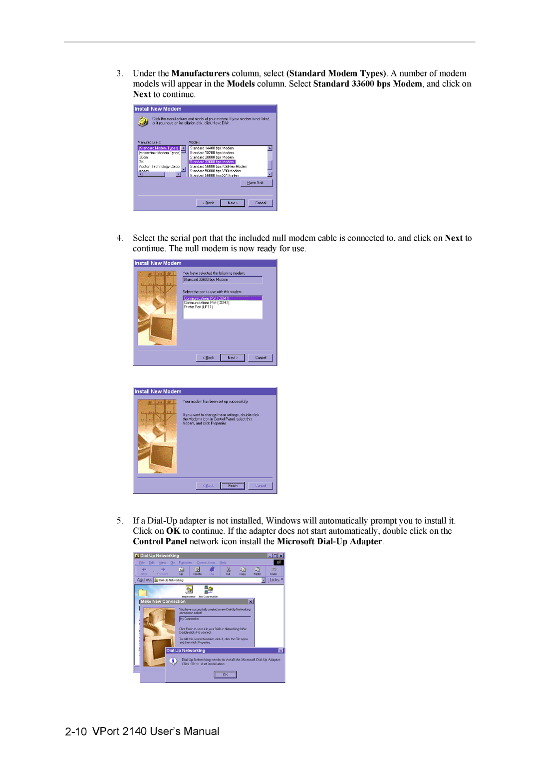 Moxa Technologies user manual VPort 2140 User’s Manual 