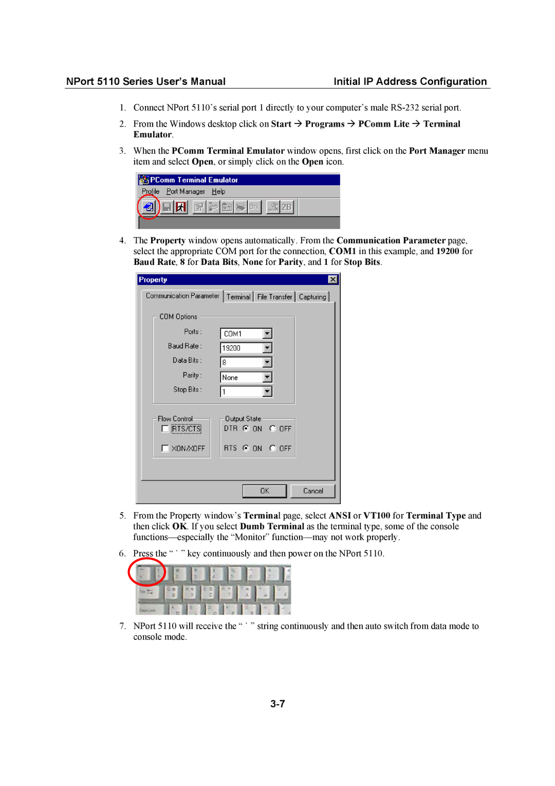 Moxa Technologies 5110 Series user manual 