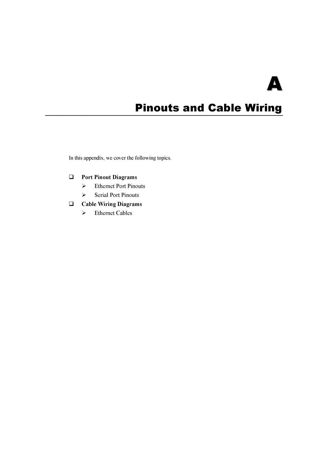 Moxa Technologies 5110 Series user manual Pinouts and Cable Wiring 