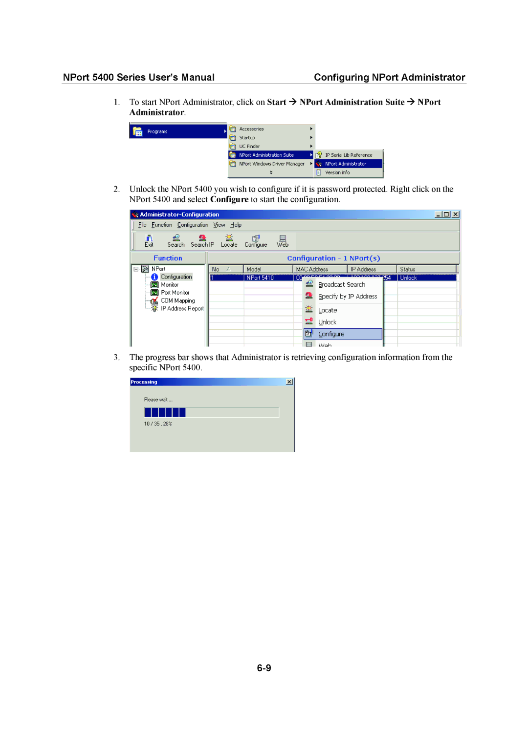 Moxa Technologies 5400 Series user manual 