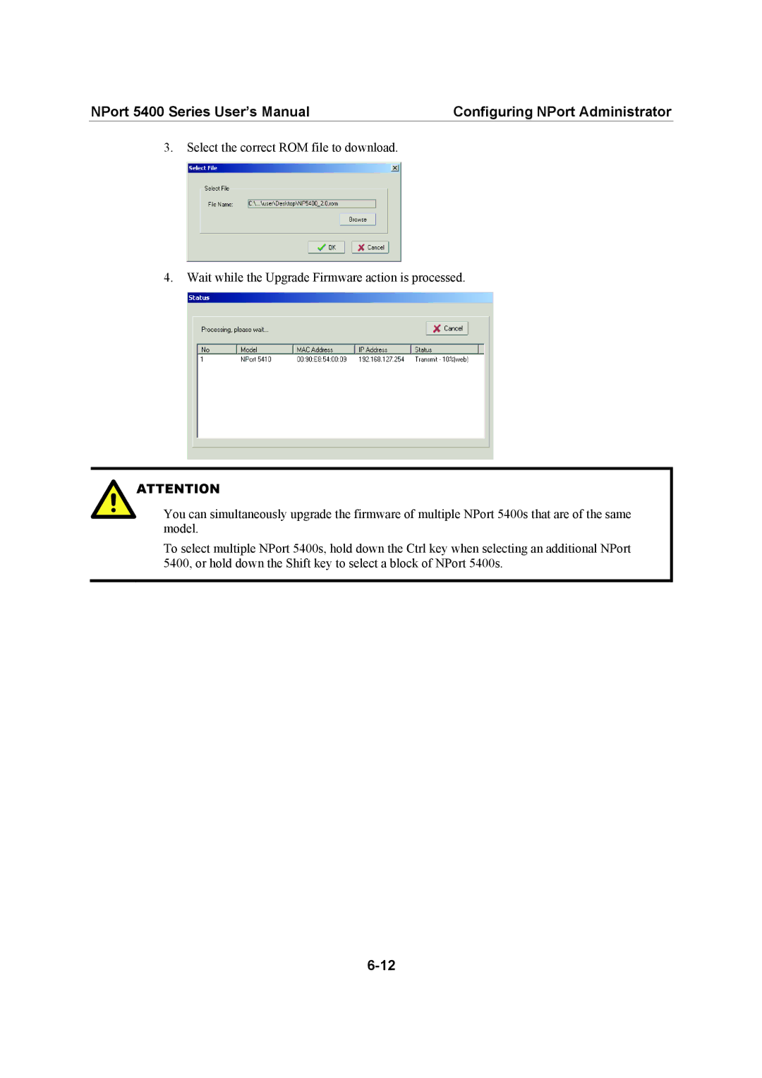 Moxa Technologies 5400 Series user manual 