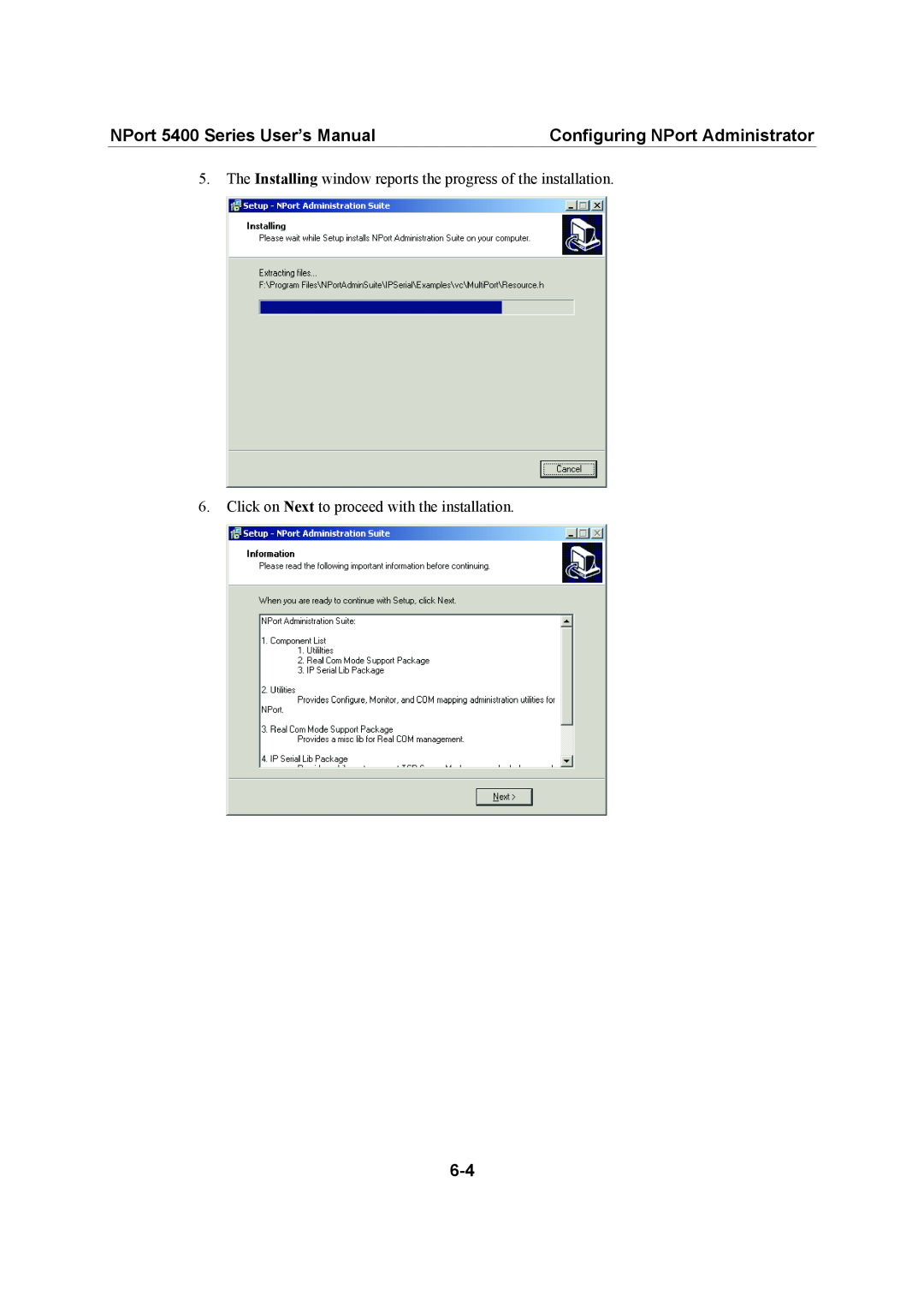 Moxa Technologies user manual NPort 5400 Series User’s Manual, Configuring NPort Administrator 