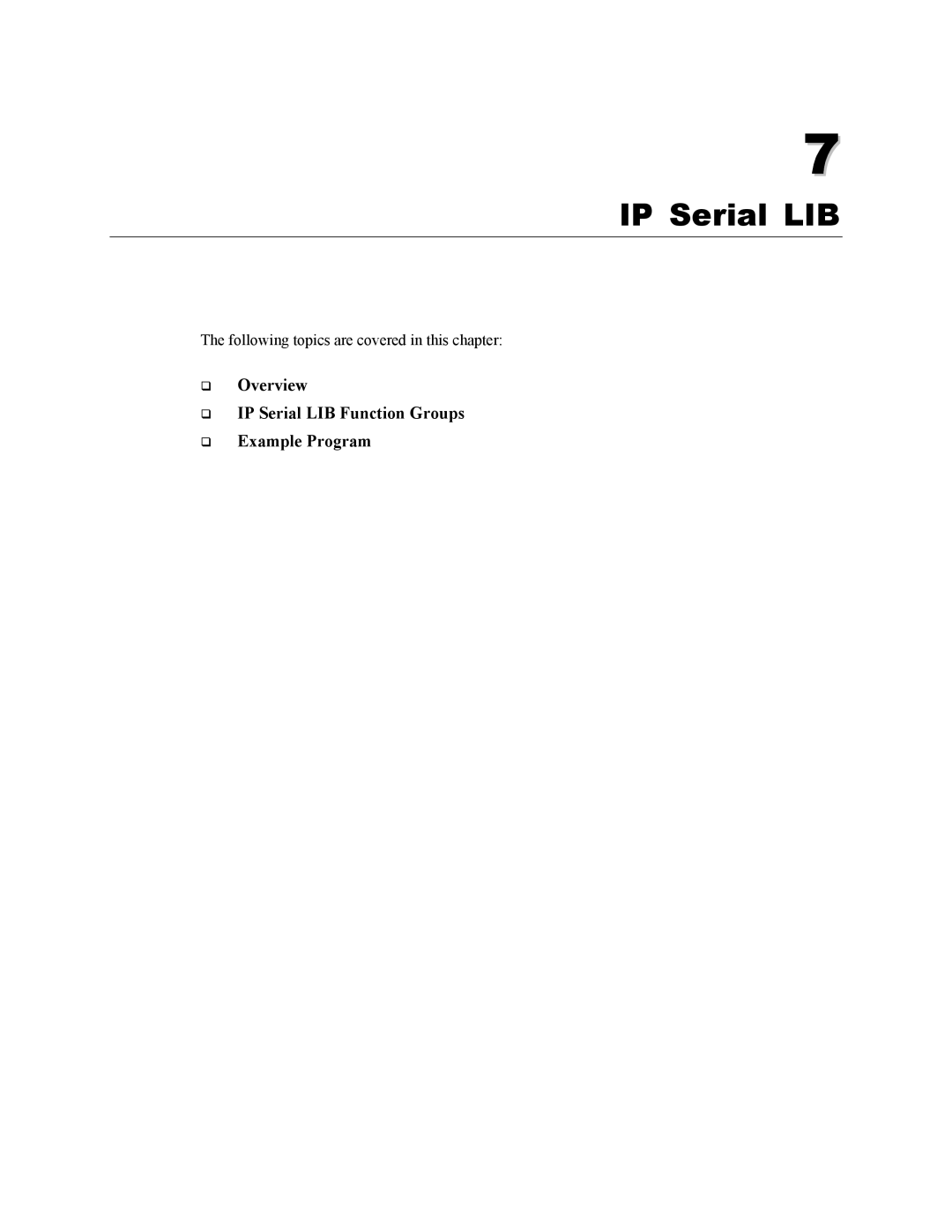 Moxa Technologies 5400 user manual IP Serial LIB 