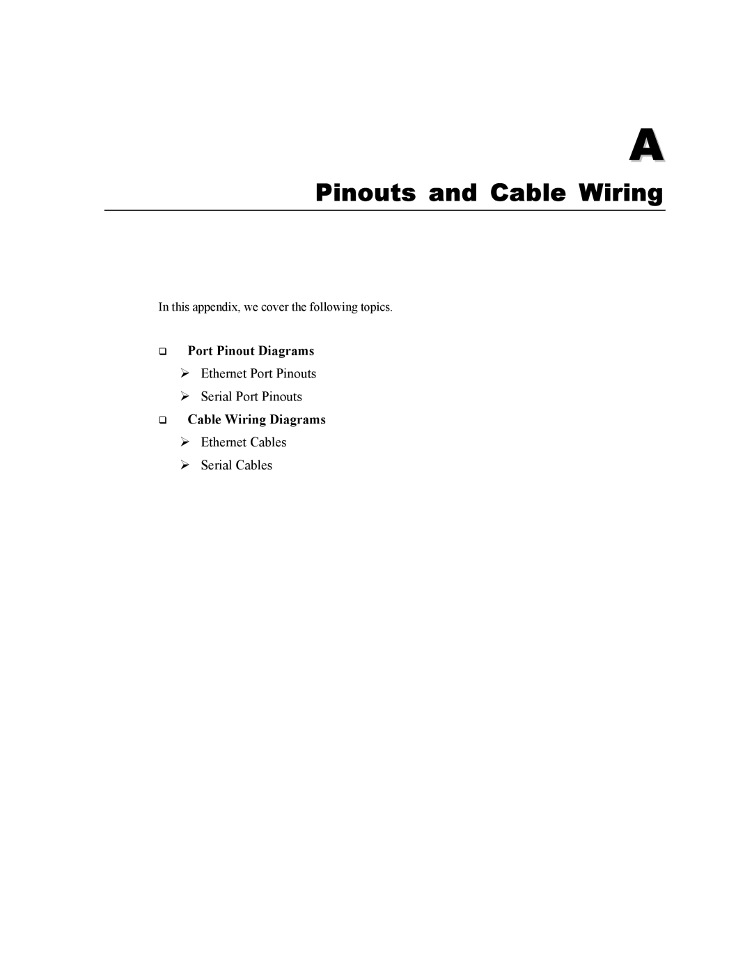 Moxa Technologies 5400 user manual Pinouts and Cable Wiring 