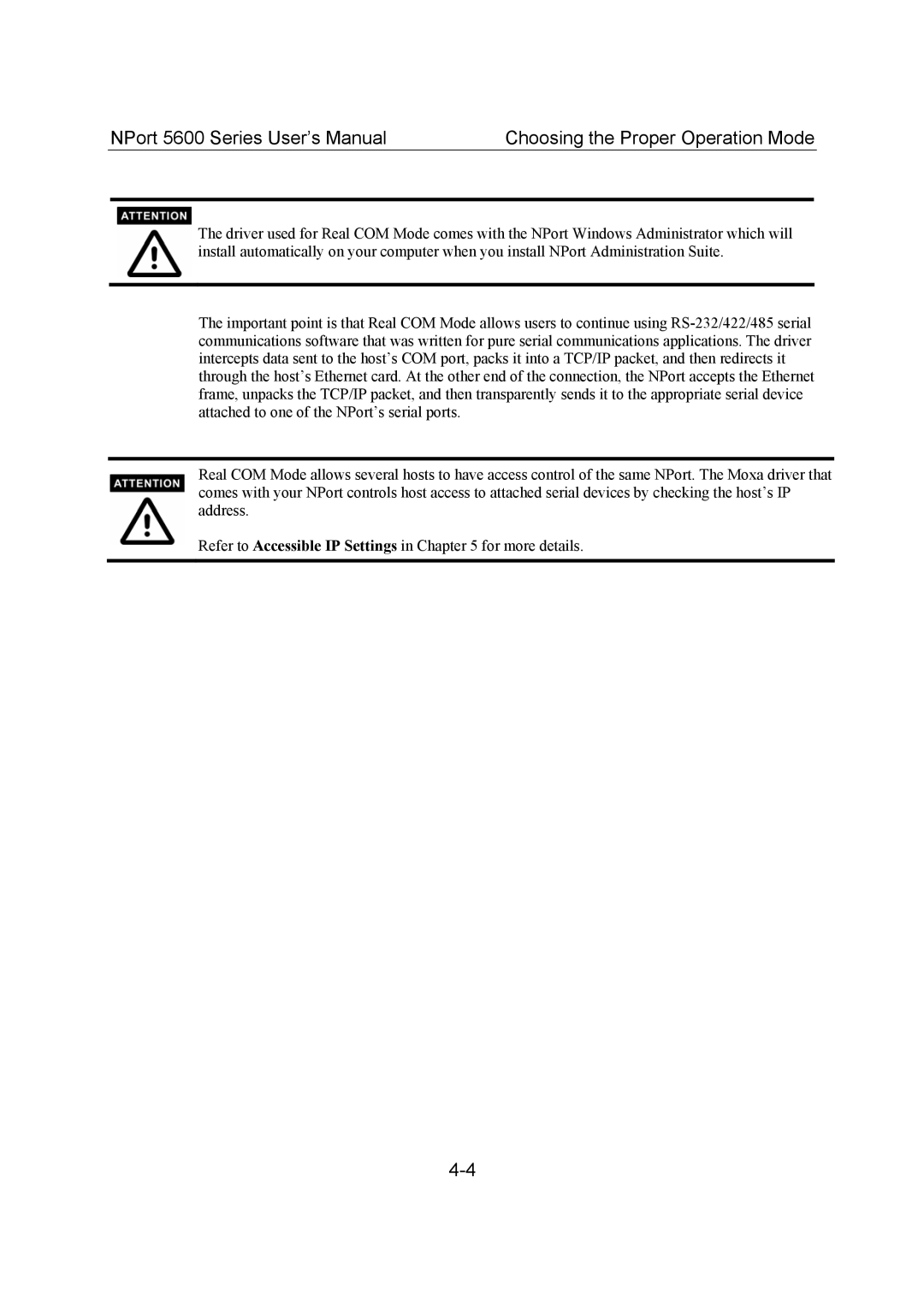 Moxa Technologies 5600 user manual 