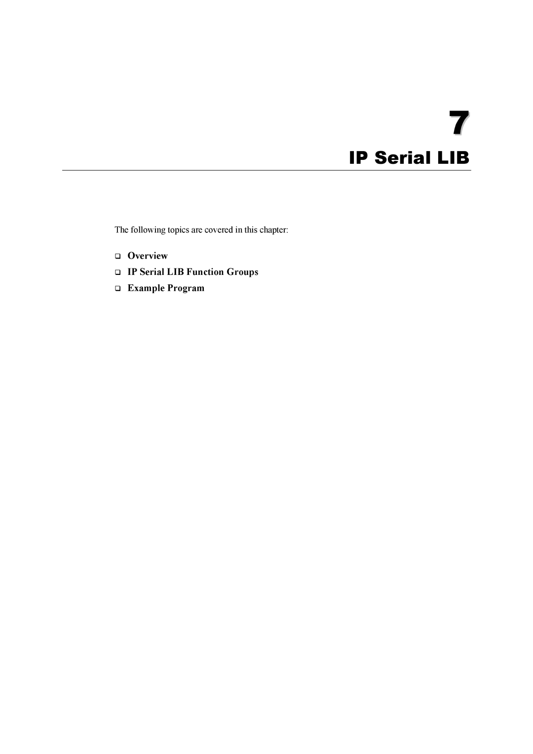 Moxa Technologies 5600 user manual IP Serial LIB 