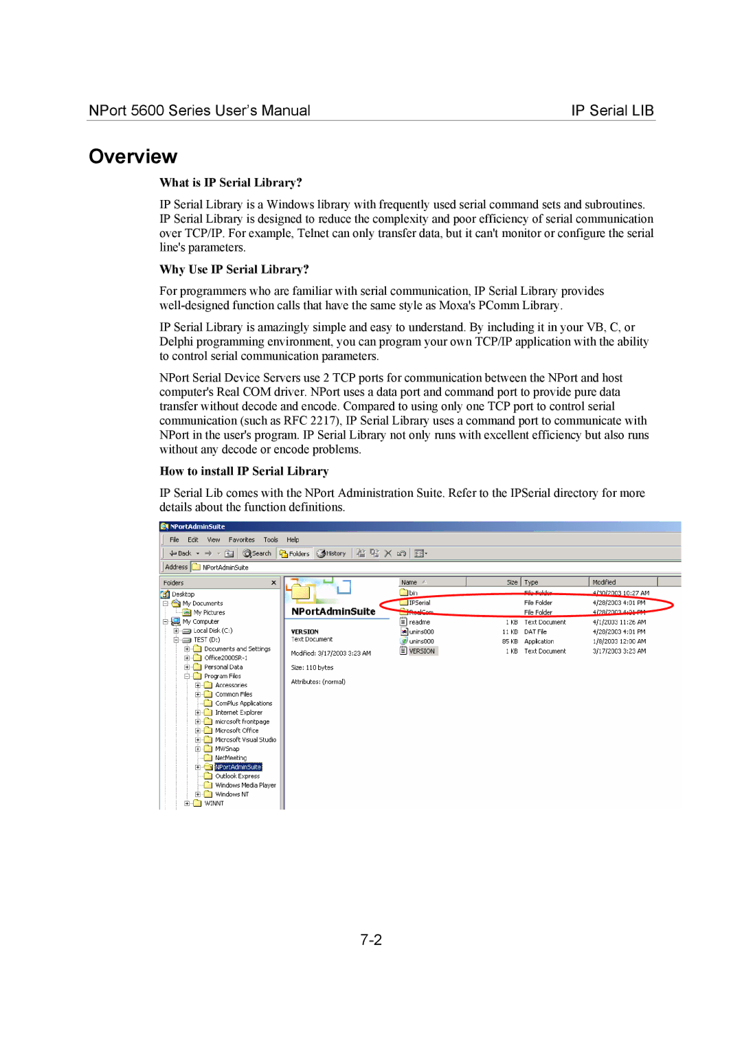 Moxa Technologies 5600 user manual What is IP Serial Library?, Why Use IP Serial Library?, How to install IP Serial Library 