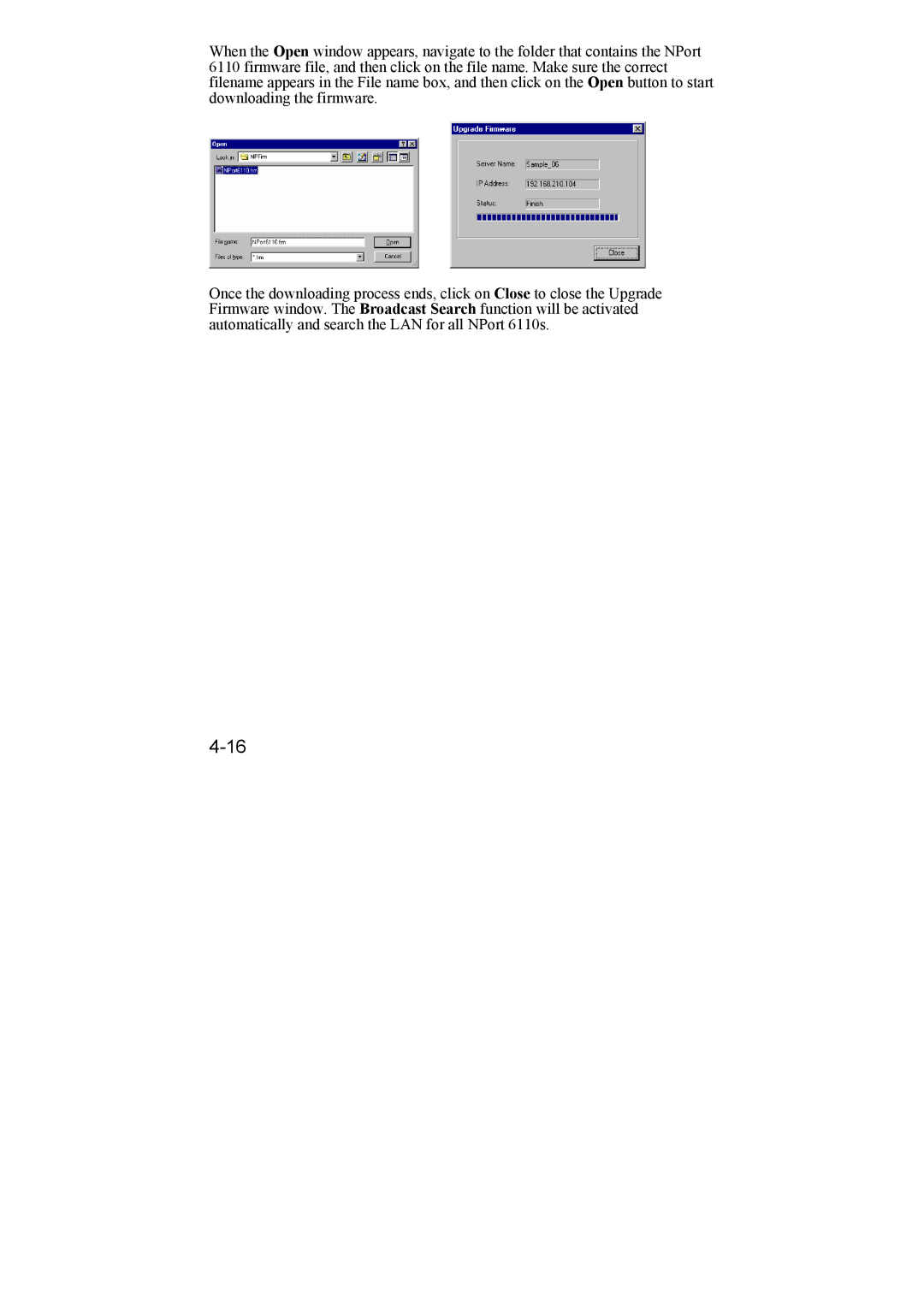 Moxa Technologies 6110 user manual 