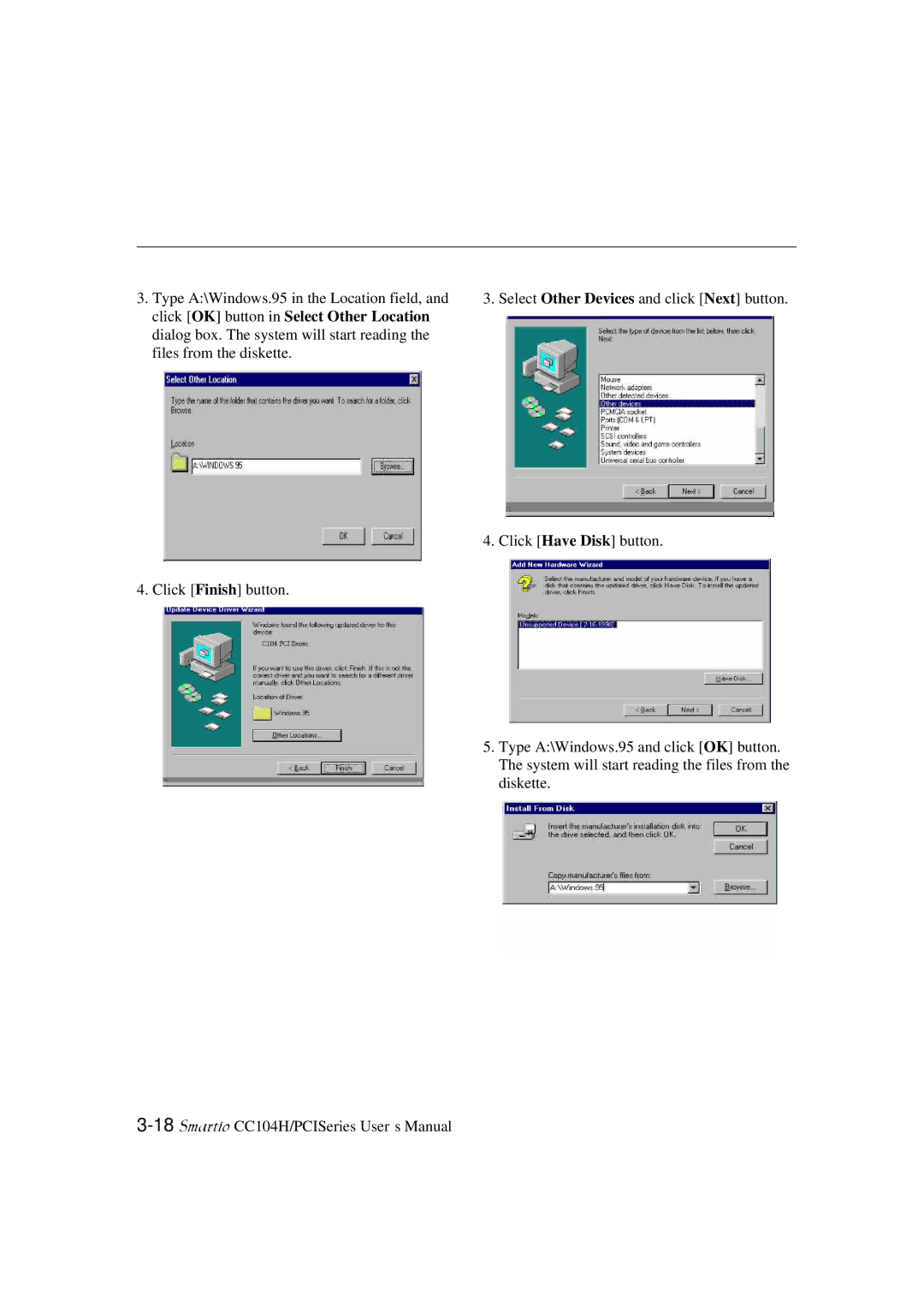 Moxa Technologies C104H/PCI Series user manual 