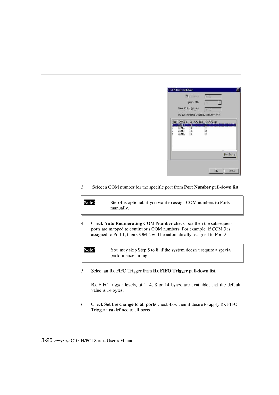 Moxa Technologies C104H/PCI Series user manual 