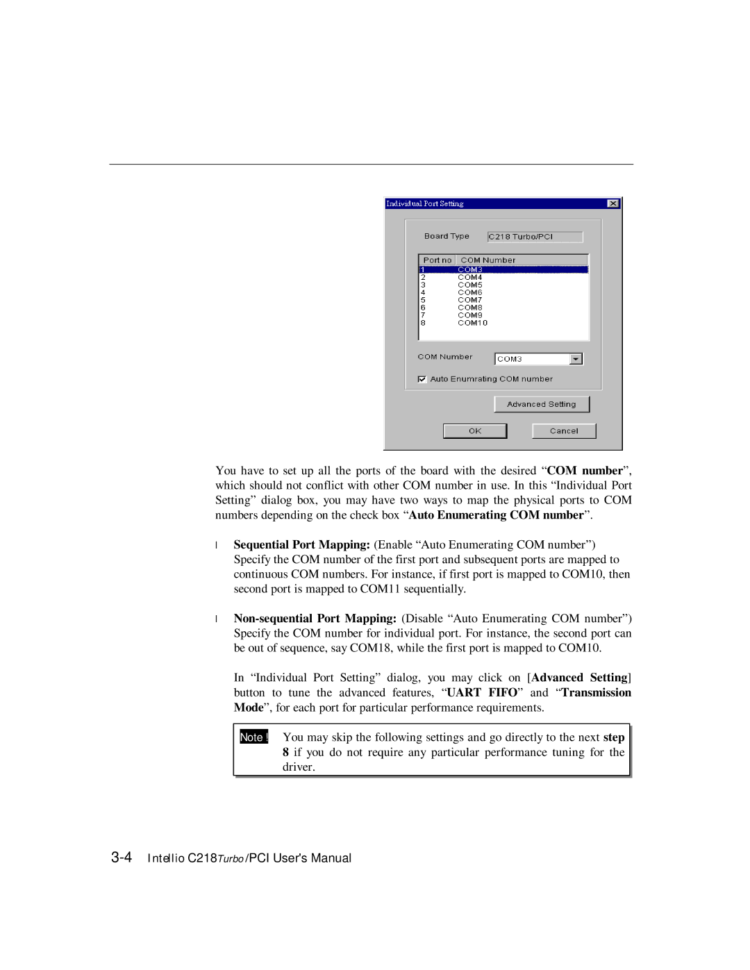 Moxa Technologies C218 user manual 