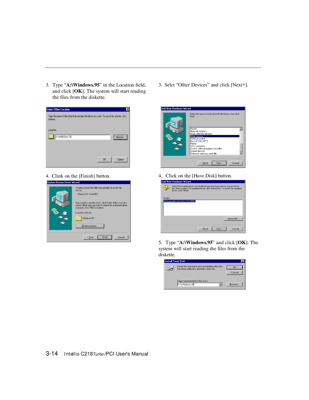 Moxa Technologies C218 user manual 