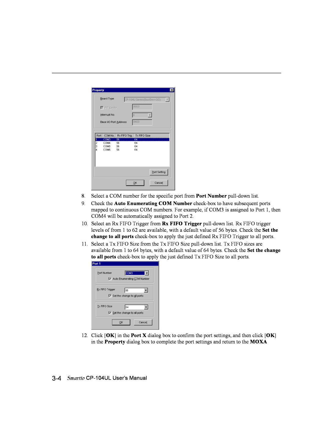 Moxa Technologies user manual Smartio CP-104UL User’s Manual 