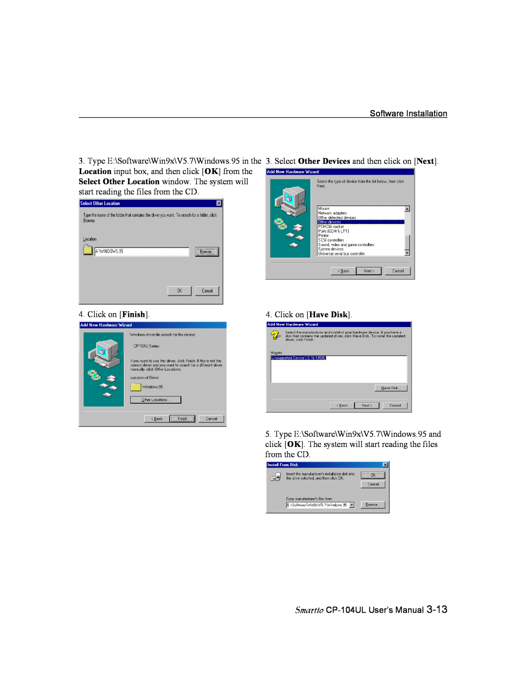 Moxa Technologies CP-104UL user manual Click on Finish 